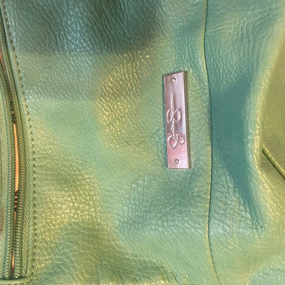 Jessica Simpson turquoise satchel purse